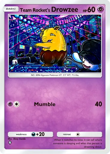 Team Rocket's Drowzee
