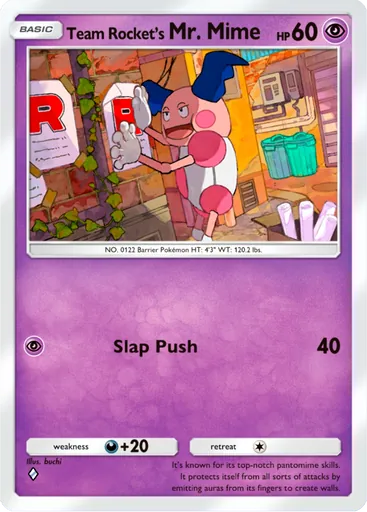 Team Rocket's Mr. Mime