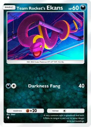 Team Rocket's Ekans