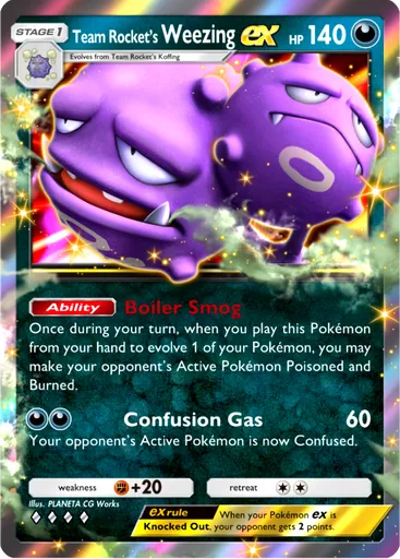 Team Rocket's Weezing ex