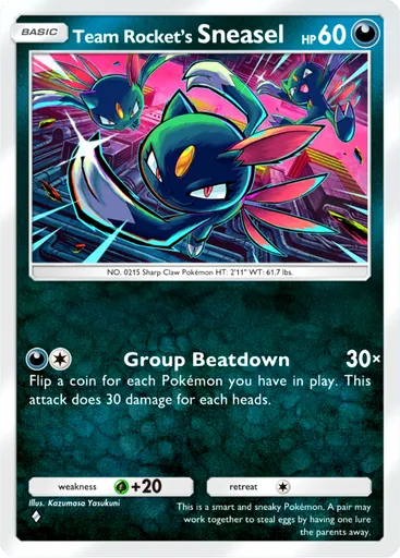 Team Rocket's Sneasel