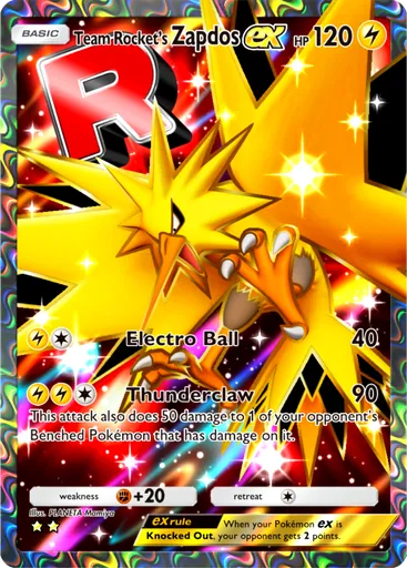 Team Rocket's Zapdos ex