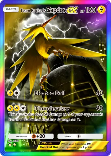 Team Rocket's Zapdos ex