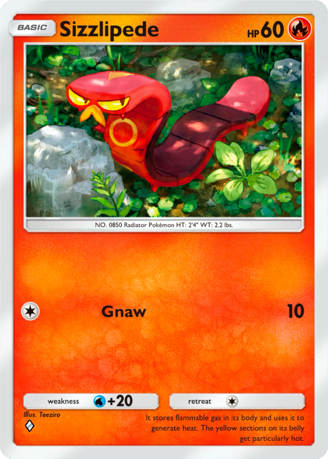 Sizzlipede