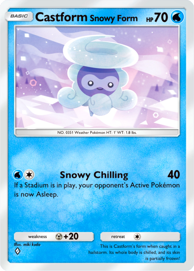 Castform Snowy Form