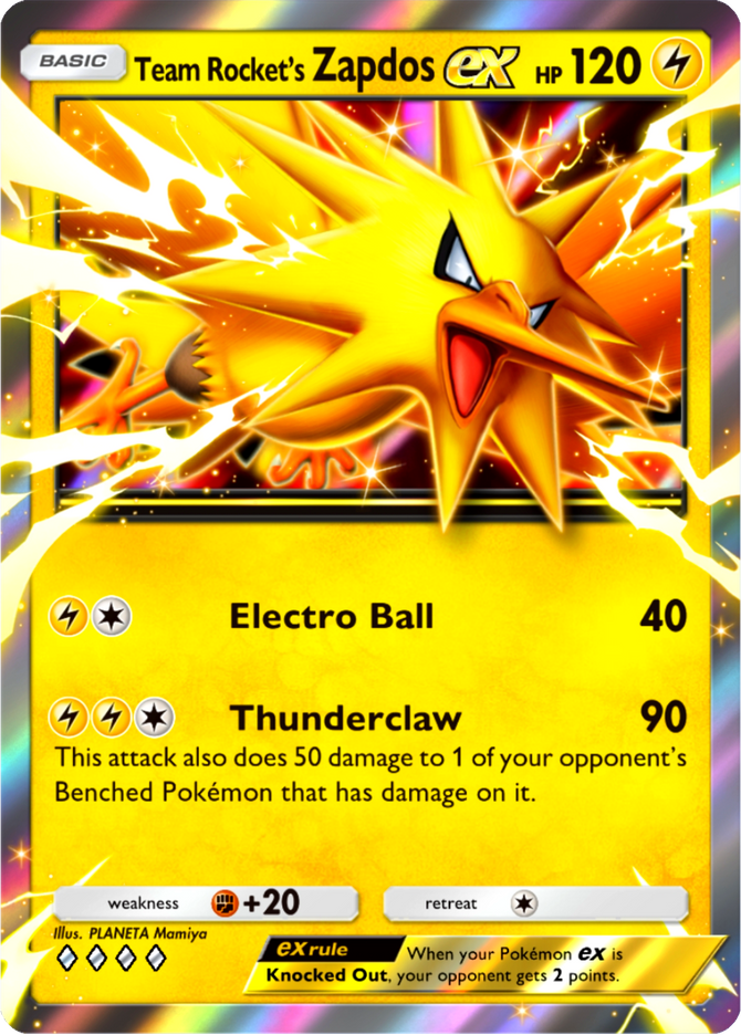 Team Rocket's Zapdos ex