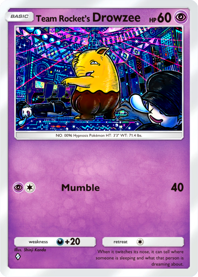 Team Rocket's Drowzee