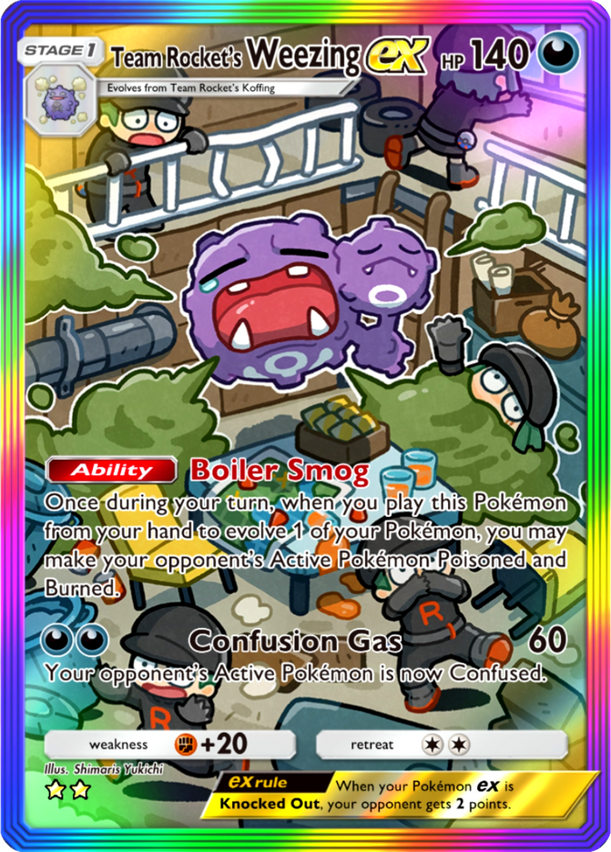 Team Rocket's Weezing ex